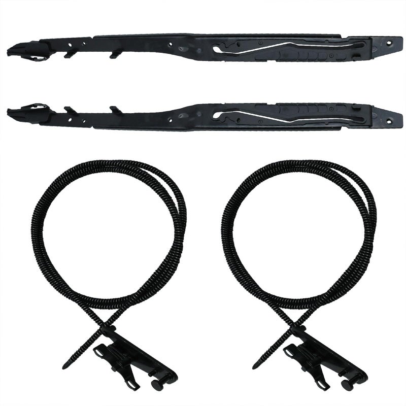 REAXOAL Sunroof Glass Cables and Track Assembly Repair kit Compatible with 20152020 Ford F150 F250 F350 F450 Lincoln NavigatorReplace FL3Z16502C22FL3Z1651071BFL3Z1651071A